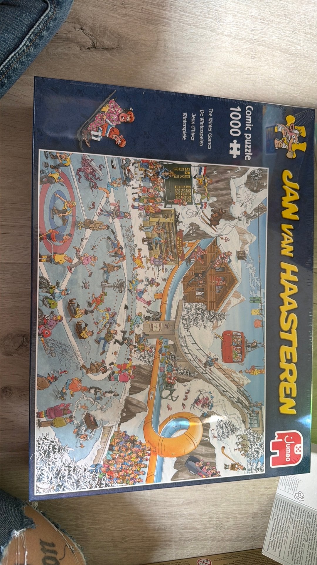 Jan van haasteren de winterspelen, Ophalen, 500 t/m 1500 stukjes, Zo goed als nieuw