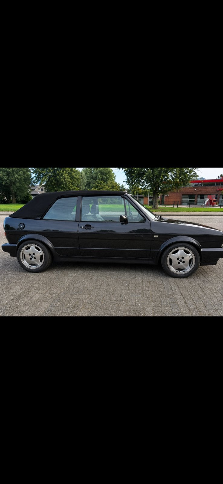 Volkswagen Golf 1.8 Cabriolet 72KW U9 1991 Zwart, Voorwielaandrijving, 4 cilinders, Cabriolet, 98 pk