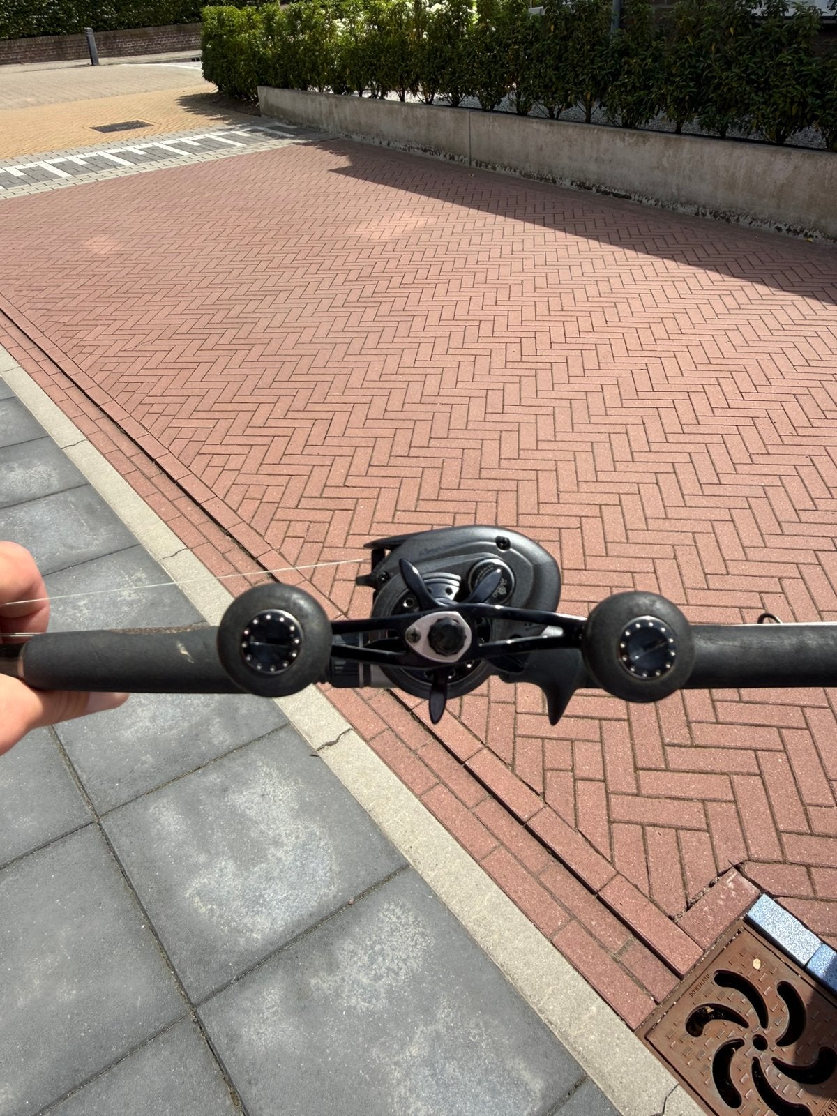 ZGAN - Abu Garcia Revo Beast + Westin baitcaster reel SET, Watersport en Boten, Hengelsport | Roofvissen, Ophalen, Zo goed als nieuw