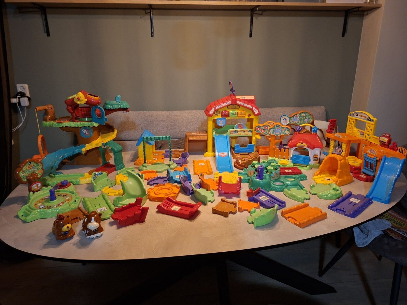 Grote VTech Zoef Zoef Dieren Speelset!, Ophalen, Gebruikt, Overige typen, Met geluid