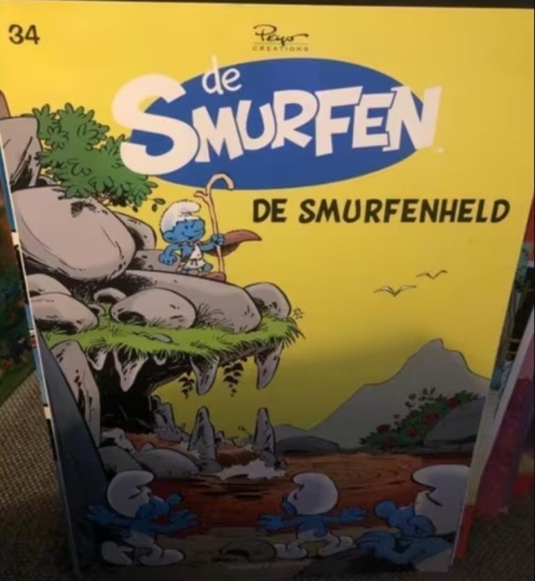 de smurfenheld de smurfen r1, Boeken, Stripboeken, Eén stripboek, Ophalen of Verzenden, Zo goed als nieuw