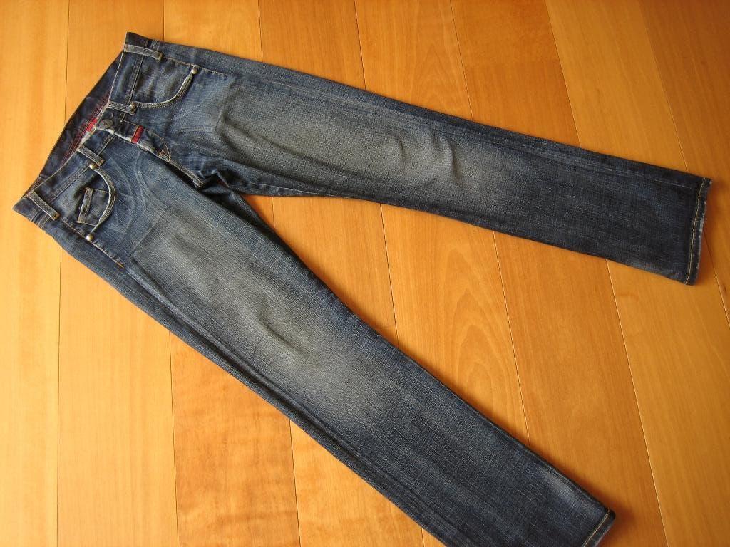 Mooie blauwe heupjeans LE JEAN DE M+F GIRBAUD, D36 Snazzeys, Kleding | Dames, Girbaud, Zo goed als nieuw, W28 - W29 (confectie 36)