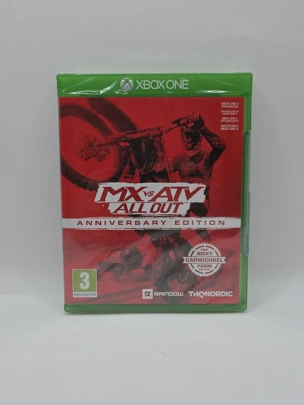 MX vs ATV All Out Anniversary Edition xbox One NIEUW!, Microsoft Corporation One Microsoft Way Redmond, WA 98052-6399 United States of America (Verenigde Staten) 📞 Telefoon: +1 425-882-8080 support@microsoft.com
