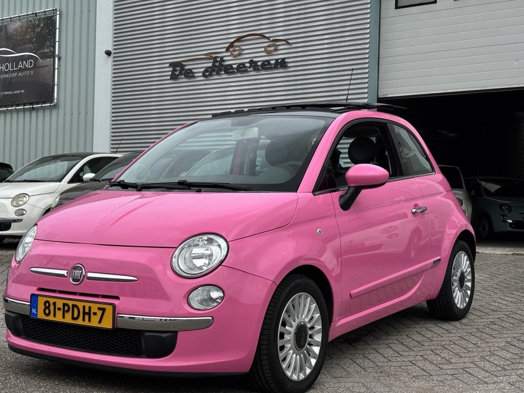 Fiat 500 1.2 Rosa Maandag (bj 2011, semi-automaat), Auto's, Fiat, Euro 5, Gebruikt, 1242 cc, Origineel Nederlands