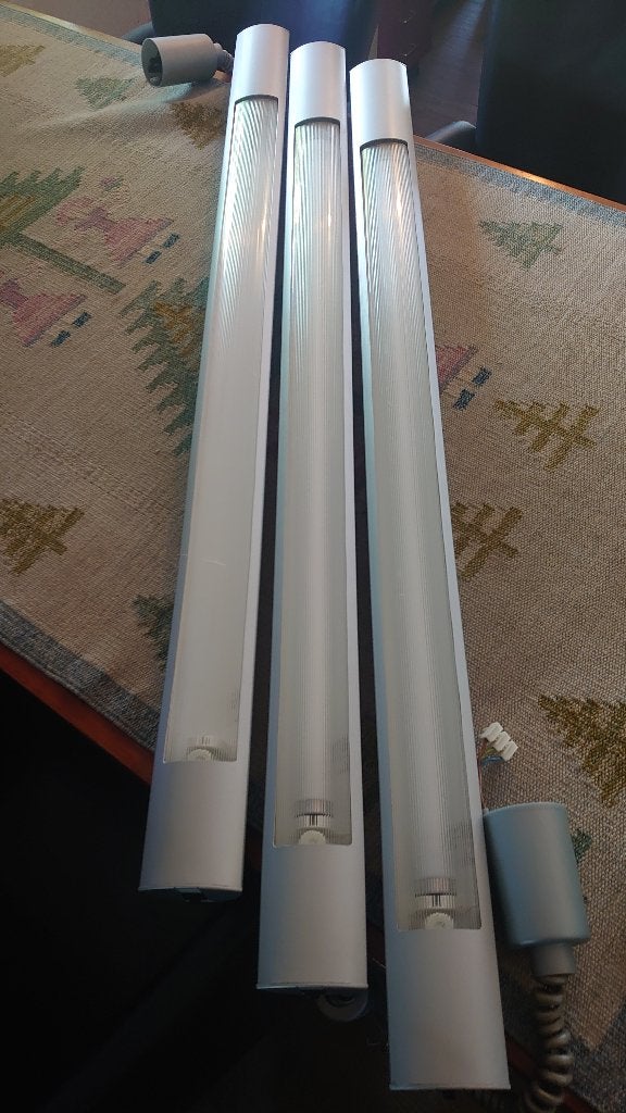 Space Age hanglampen zilver kleur hoogte verstelbaar., Ophalen of Verzenden