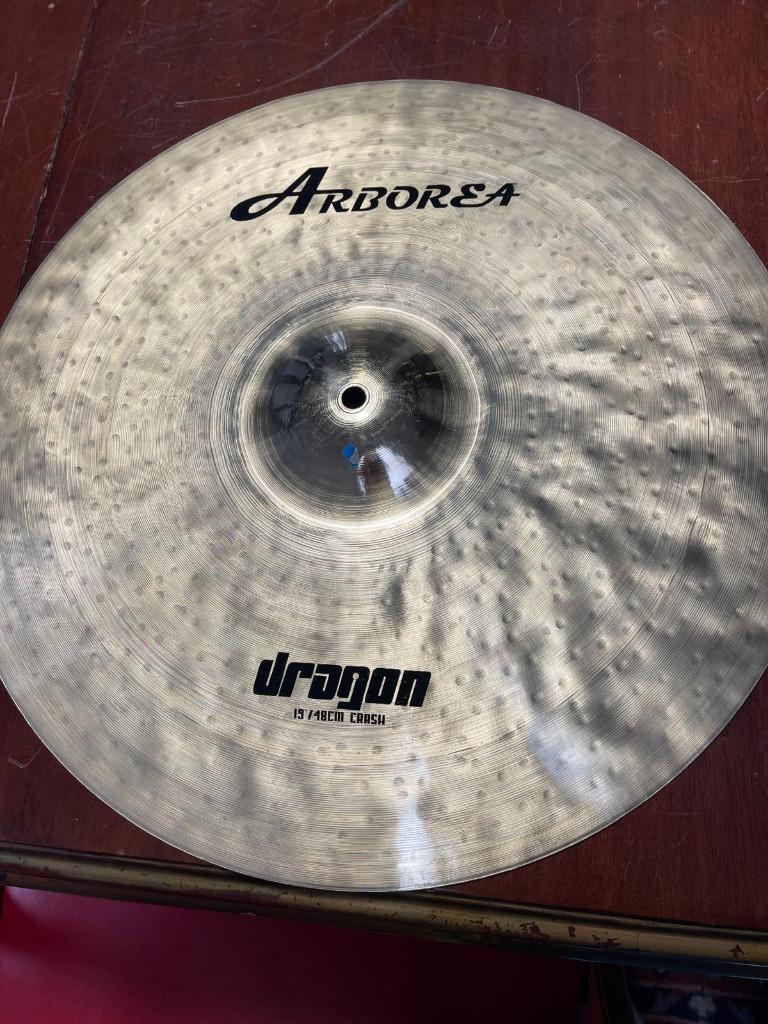 Arborea Dragon 18 inch crash cymbal, ...................................., Arborea Dragon, Ophalen of Verzenden, Zo goed als nieuw