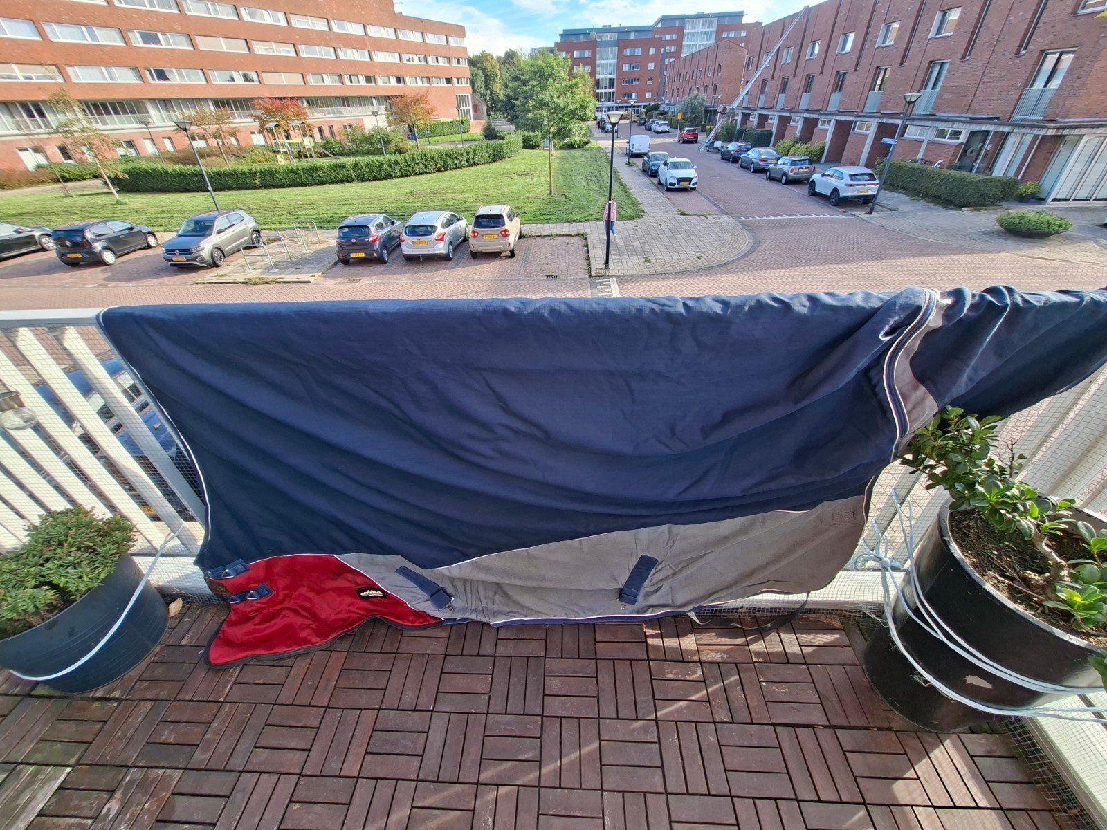 te koop epplejeck deken 205cm, Full (L), Dubbele borstsluiting, Ophalen of Verzenden, Zo goed als nieuw