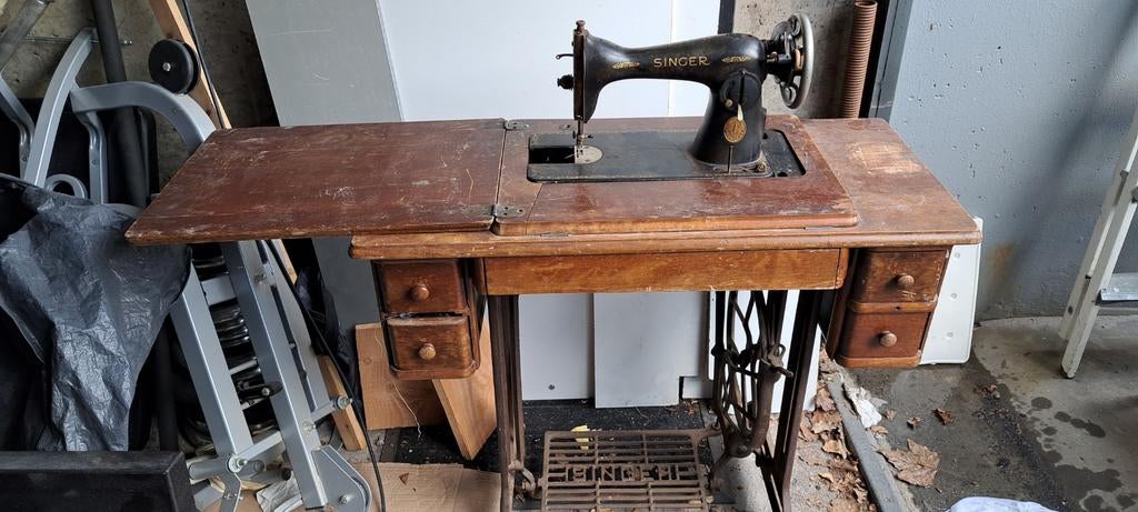 Singer trapnaaimachine opknapper, Ophalen