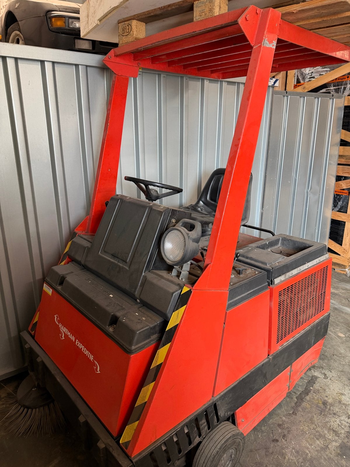 Hako veegmachine benzine - Loopt prima, Ophalen, Gebruikt