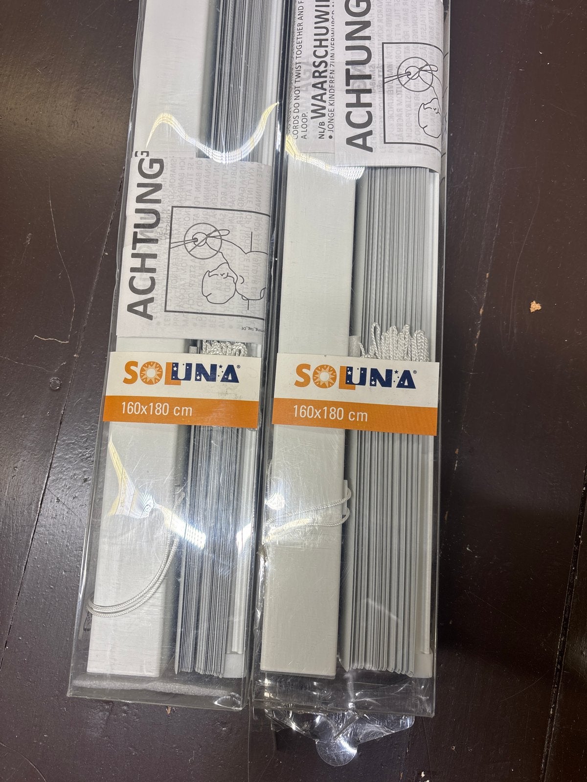 2x Soluna Aluminium Jaloezieën 160x180 cm - Nieuw in verpakk, Ophalen, Wit, Info@hornbach.de, Soluna