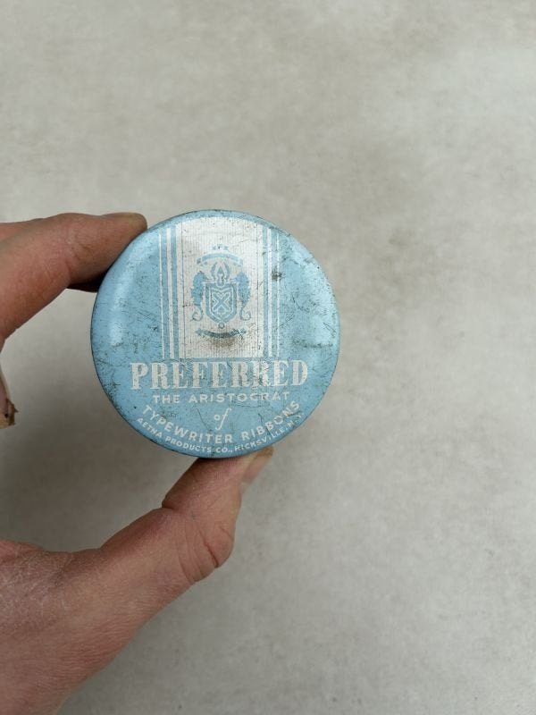 Rolletje voor typemachine, Ophalen of Verzenden, Gebruikt