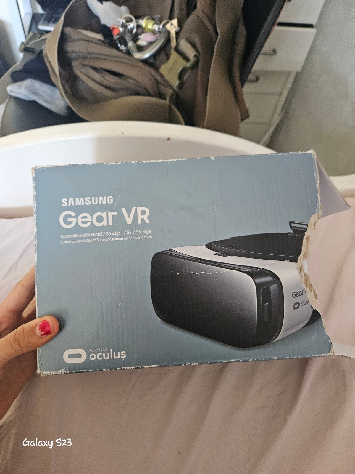 Samsung gear Vr SM R322, Ophalen, Gebruikt, VR-bril, Telefoon