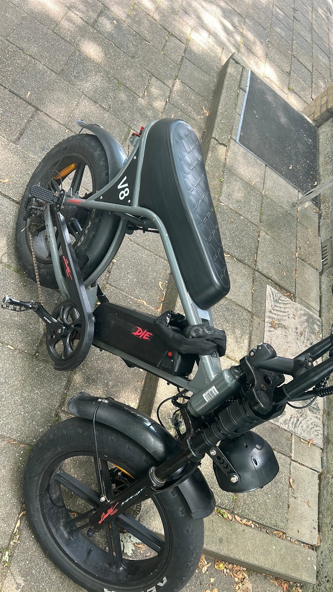 Fatbike v8, Zo goed als nieuw, 59 cm of meer, 30 tot 50 km per accu, Ophalen