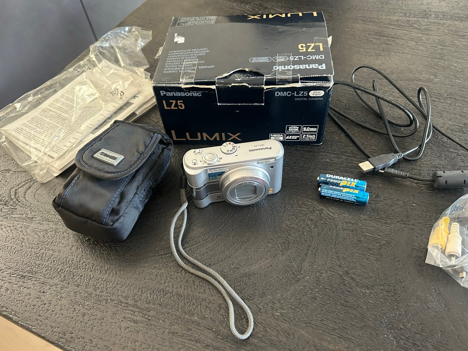 Panasonic Lumix DMC-LZ5 Digitale Camera - Zilver, Gebruikt, Compact, Ophalen of Verzenden, 4 t/m 7 keer