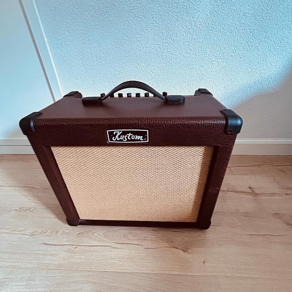 Kustom versterker, Muziek en Instrumenten, Ophalen, Gebruikt, Gitaar, Minder dan 50 watt