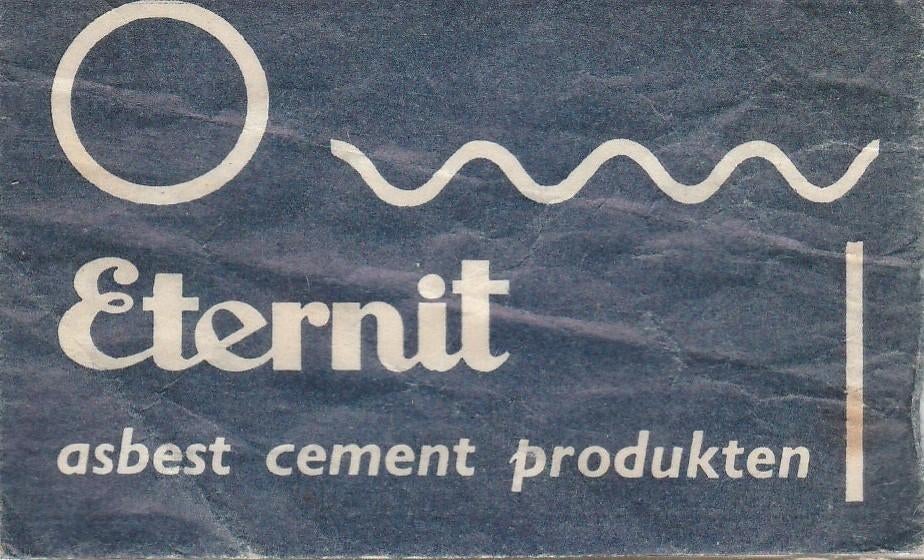 Eternit - asbest cement produkten, Ophalen of Verzenden
