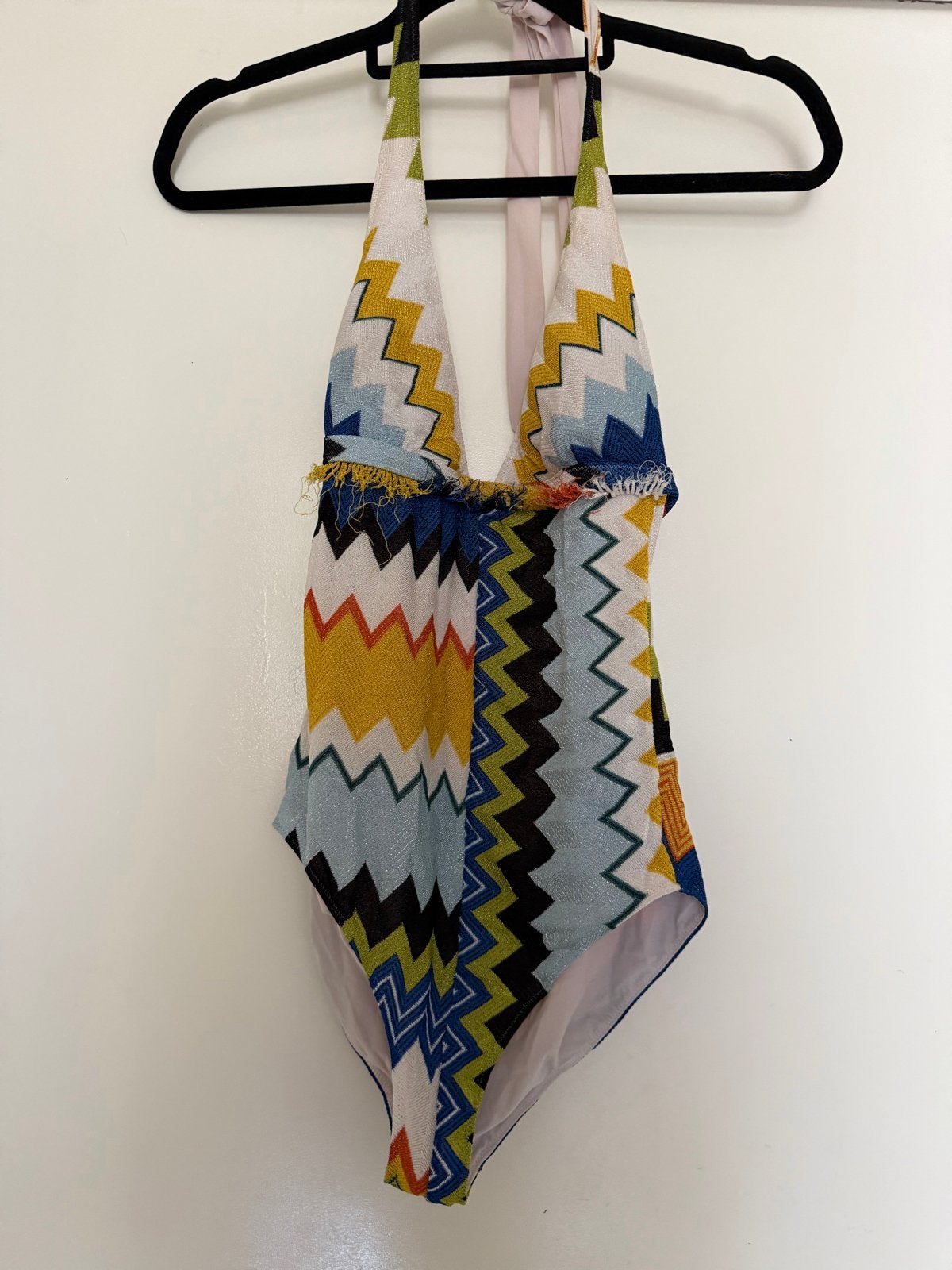 Missoni Badpak met Zigzag Patroon, Kleding | Dames, Badmode en Zwemkleding, Ophalen of Verzenden, Gedragen, Meerkleurig, Badpak
