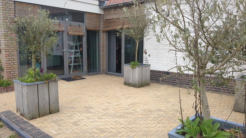 Voordelig: gebruikte straatklinker brons 28m2, Tuin en Terras, Tegels en Klinkers, Gebruikt, Klinkers, Keramiek, Ophalen