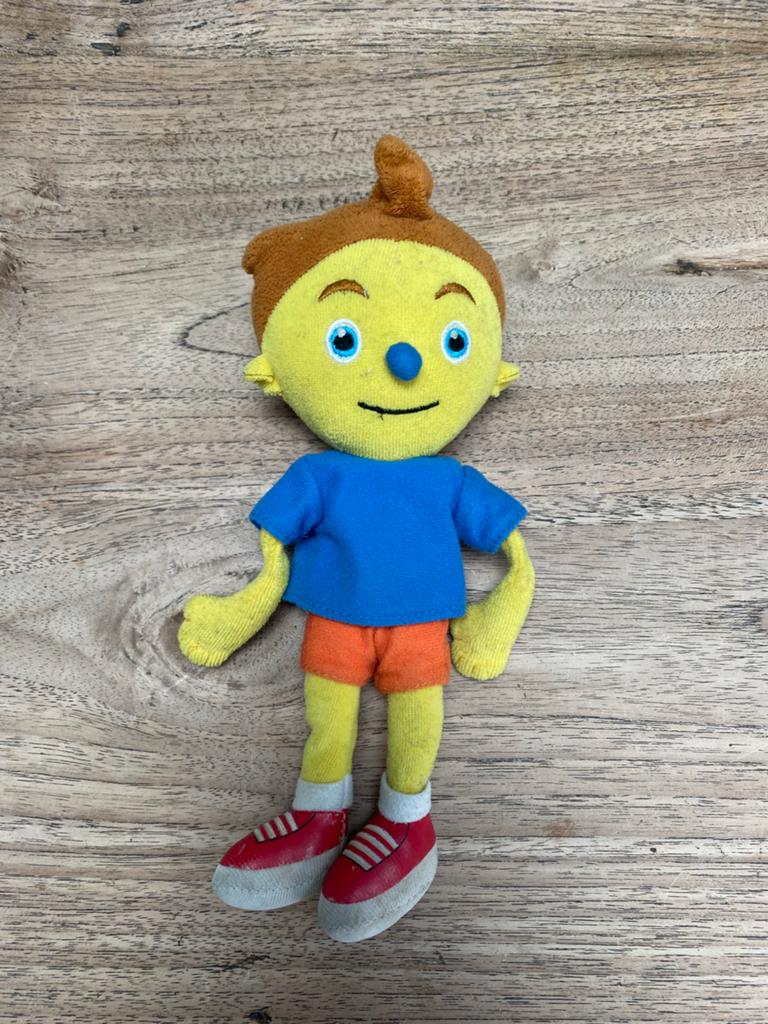 Pompom knuffeltje/pop, Rom pompom Zwijsen, zgan, Ophalen of Verzenden, Zo goed als nieuw