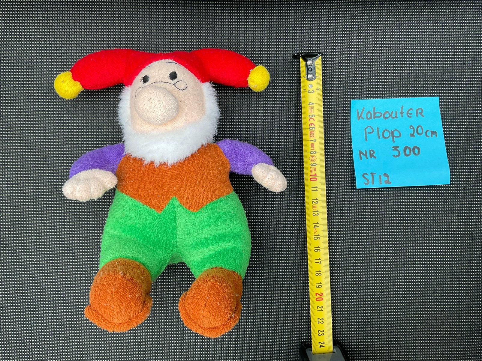 Gebruikte, niet kapot, Kabouter Plop knuffel 20cm, Ophalen, Overige figuren, Gebruikt, Beeldje of Figuurtje