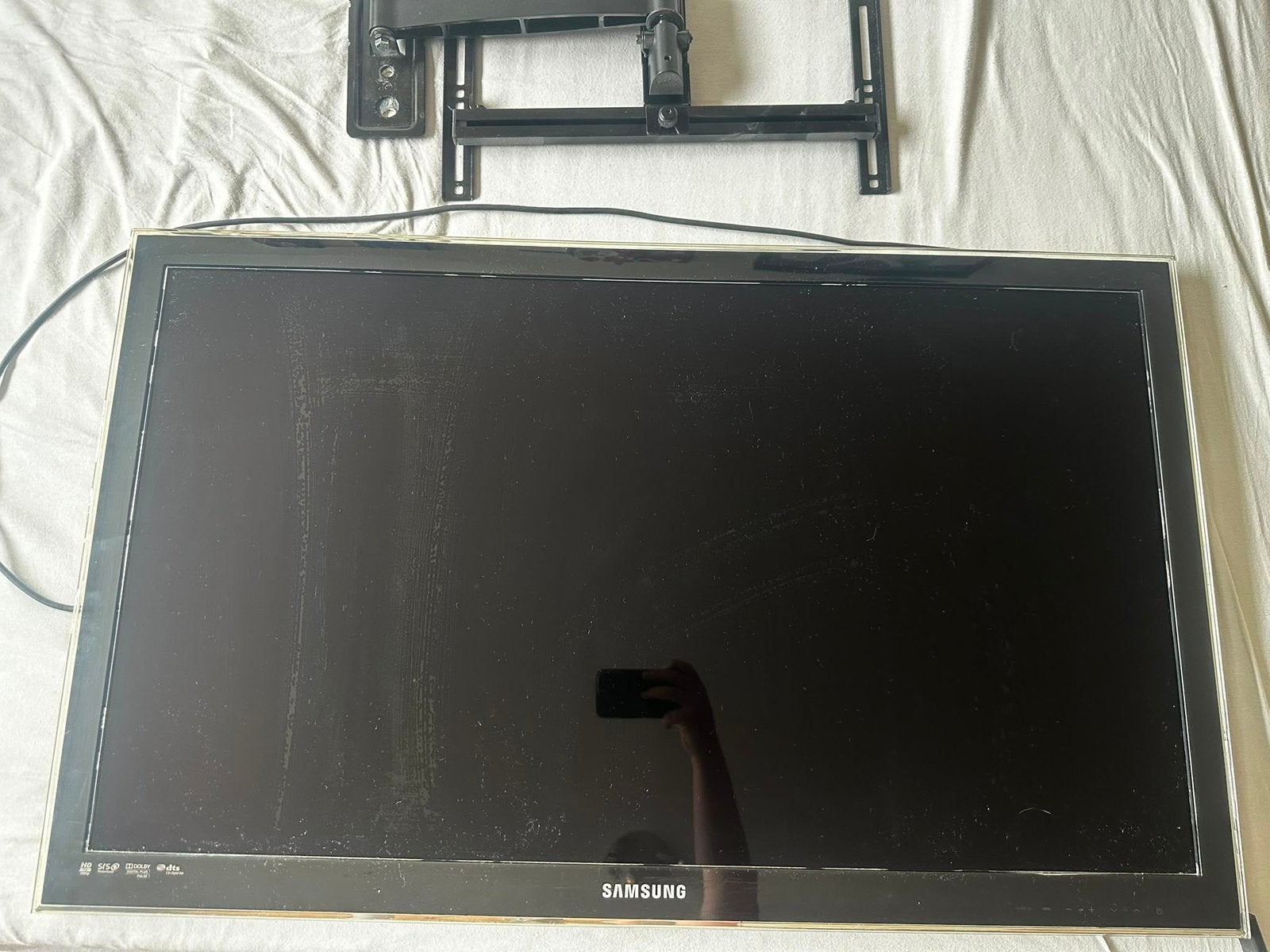 Samsung tv ue40c6000 met muurbeugel., Ophalen, Gebruikt, 50 Hz, Samsung