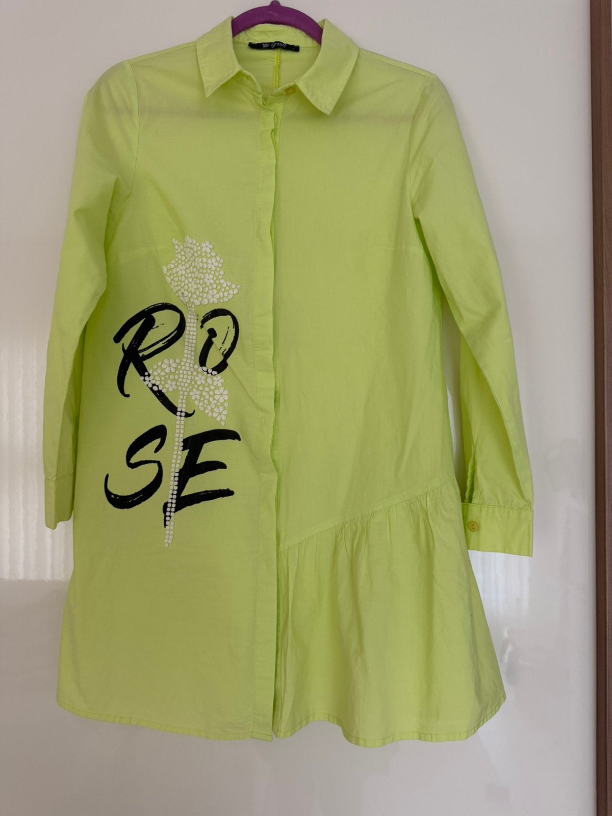 Mooie katoenen blouse, Ophalen of Verzenden, Zo goed als nieuw, Maat 38/40 (M), Groen
