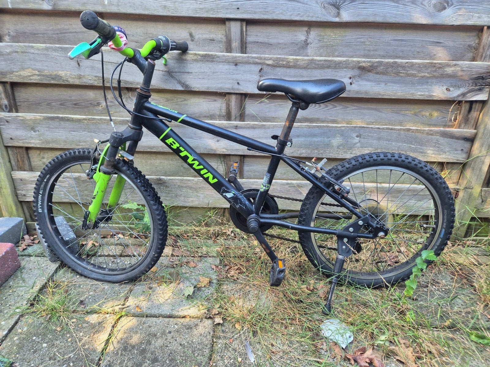 B'Twin jongensfiets 20 inch, Gebruikt, Velgrem, Minder dan 49 cm, Ophalen