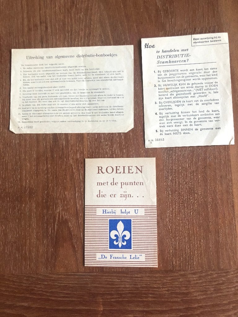 3x distributie. a. Hoe te handelen met distributiestamkaart-, Verzenden, Nederland