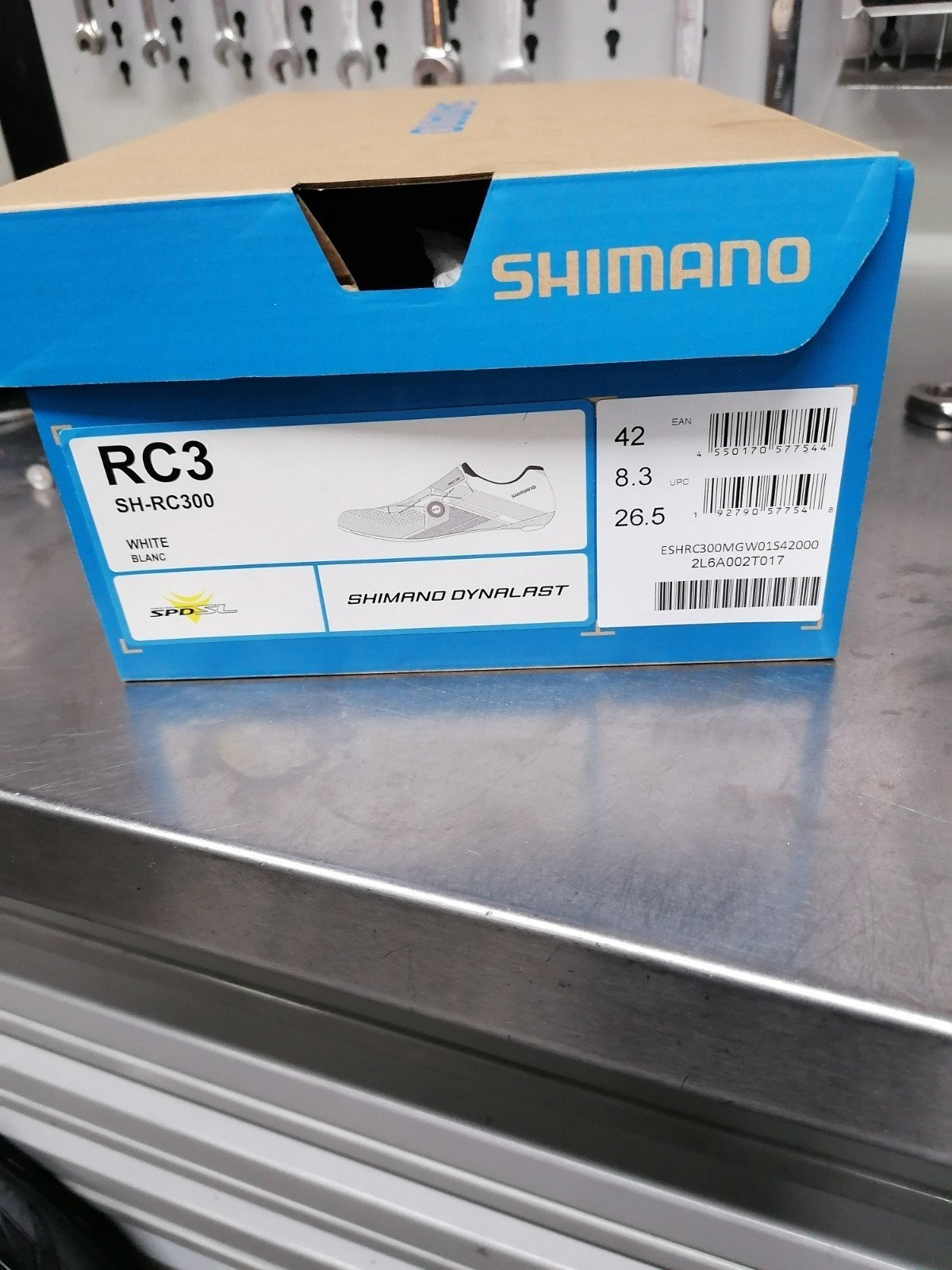 Shimano RC3 racefiets schoenen wit maat 42, Heren, Schoenen, Nieuw, Overige maten
