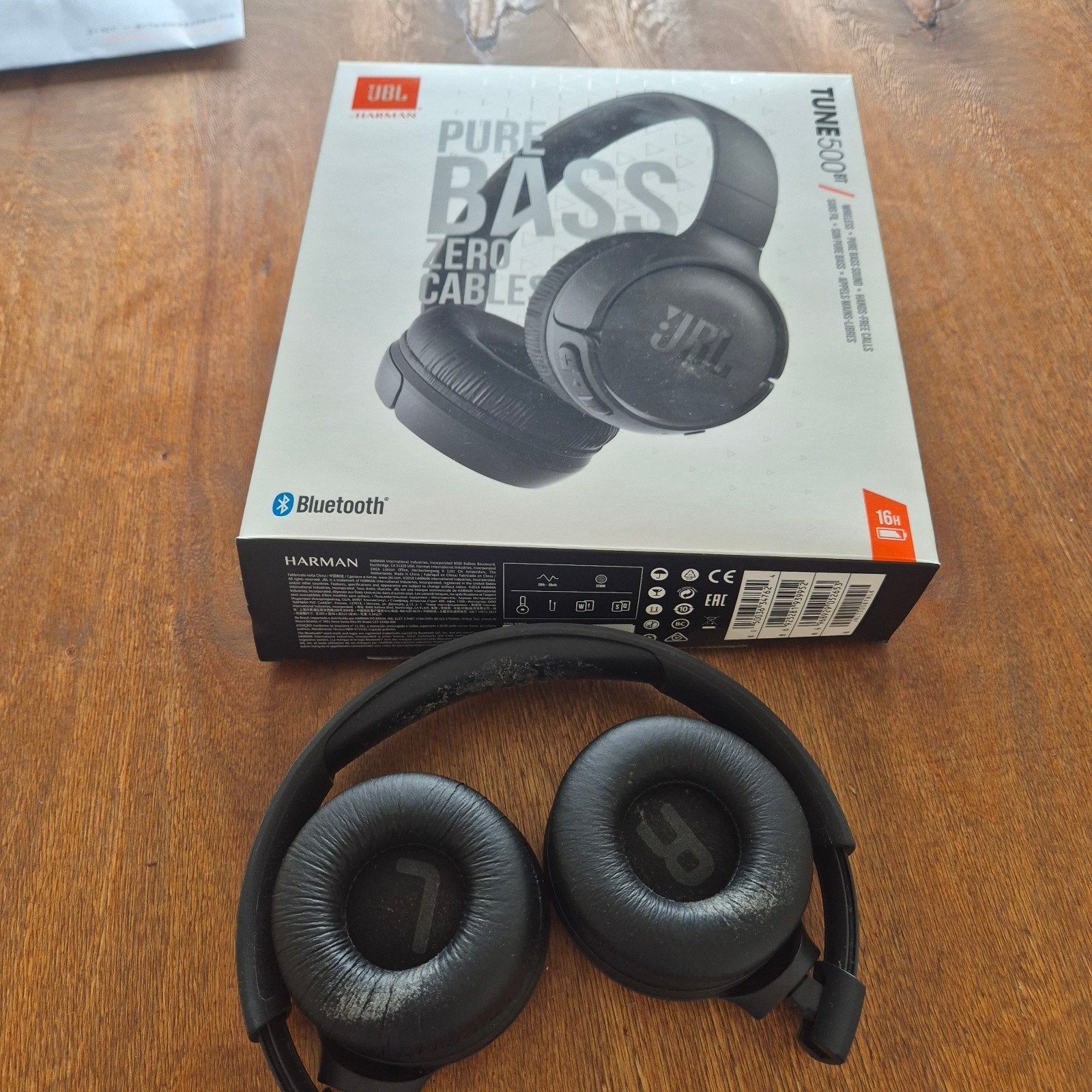 JBL Tune 500BT Koptelefoon - Goed Geluid, Gebruikt, JBL, On-ear, Ophalen of Verzenden