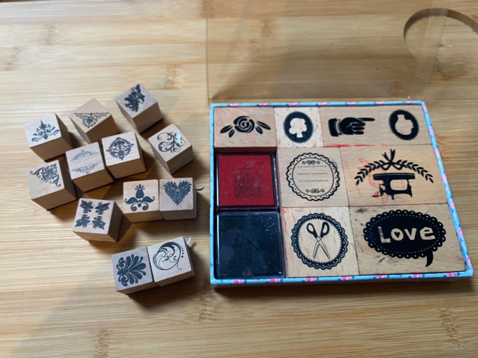 Veel stempels, stempel set, Hobby en Vrije tijd, Stempelen, Ophalen of Verzenden, Zo goed als nieuw, Clearstamp