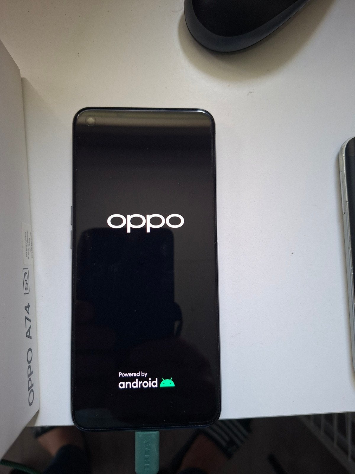OPPO A74 5G 128GB Space Silver - Zo goed als nieuw, Telecommunicatie, Ophalen, Overige modellen, Zo goed als nieuw, Zonder simlock