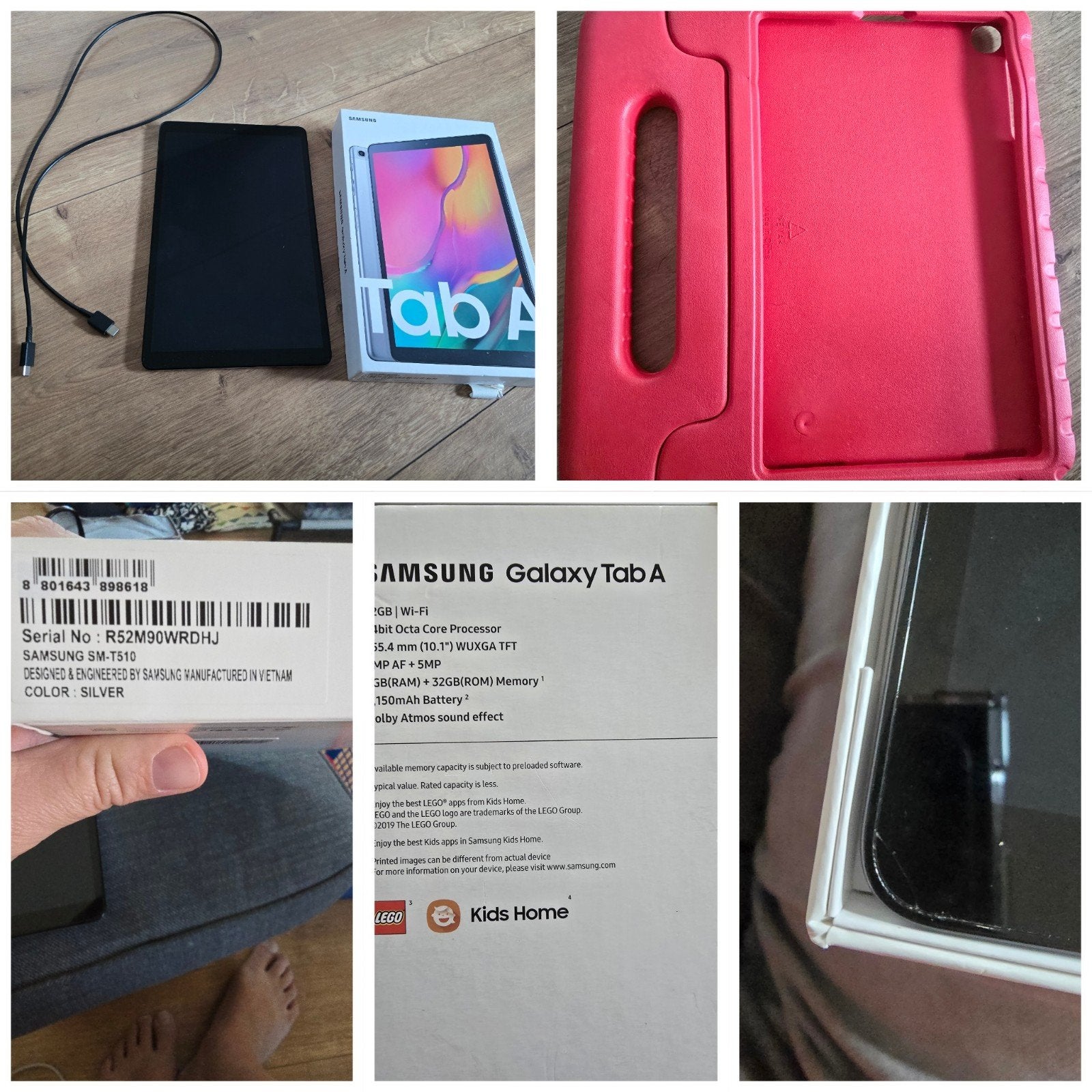 Samsung Galaxy Tab A (2019) inclusief hoesje., Computers en Software, Android Tablets, Zo goed als nieuw, Samsung, Uitbreidbaar geheugen