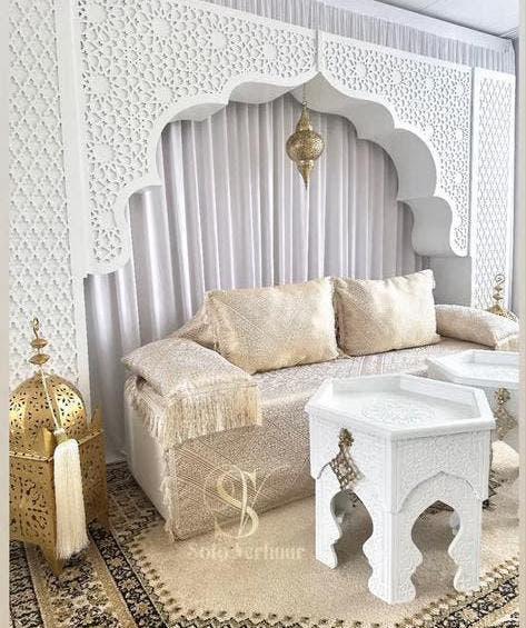 Prachtige Henna Stage Decoratie Set - Marokkaanse Stijl, Ophalen, Zo goed als nieuw