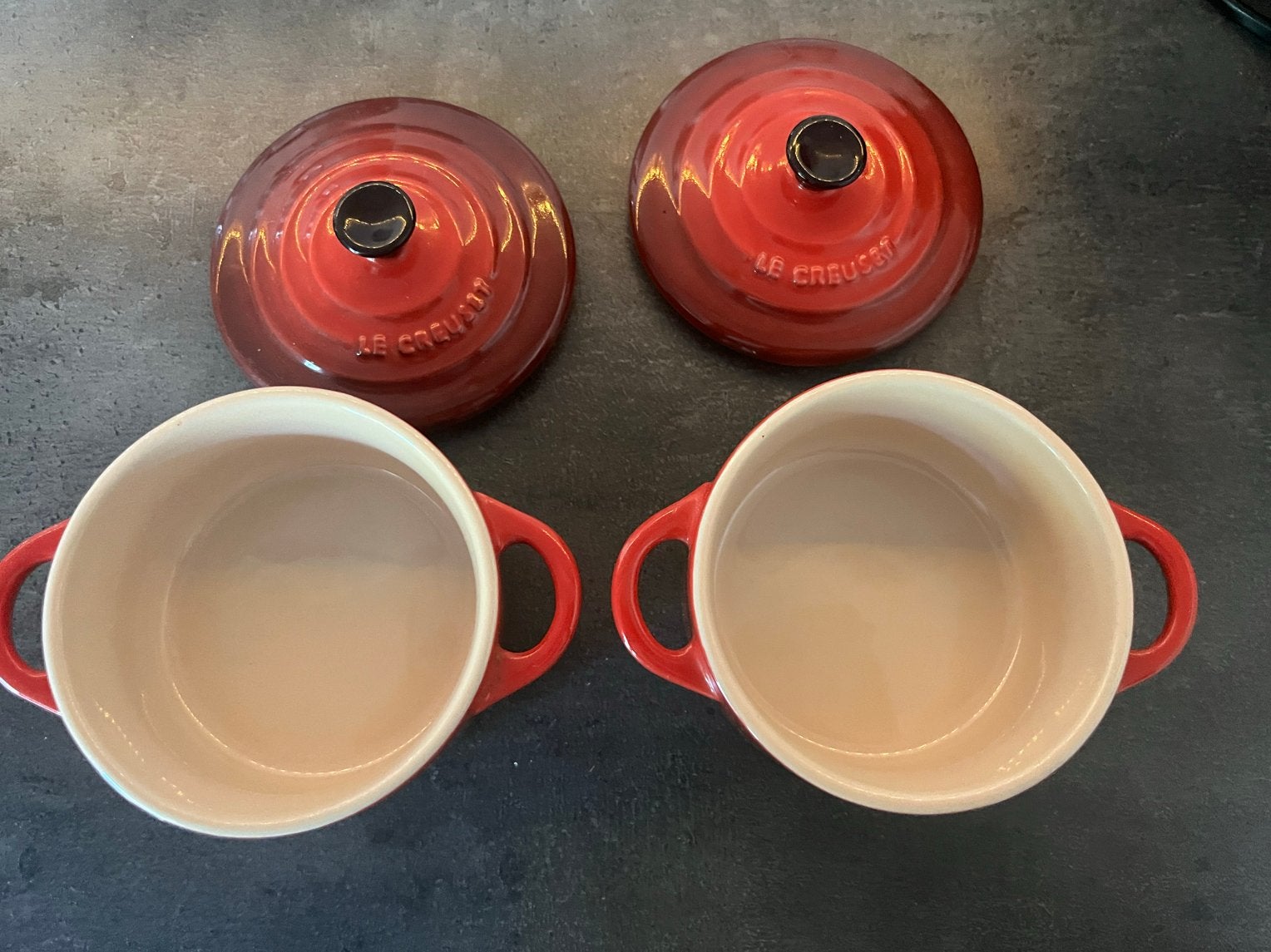 Le Creuset Mini Braadpan Rood - Gietijzeren Pan, Gebruikt, Le Creuset, Braadpan, Gietijzer