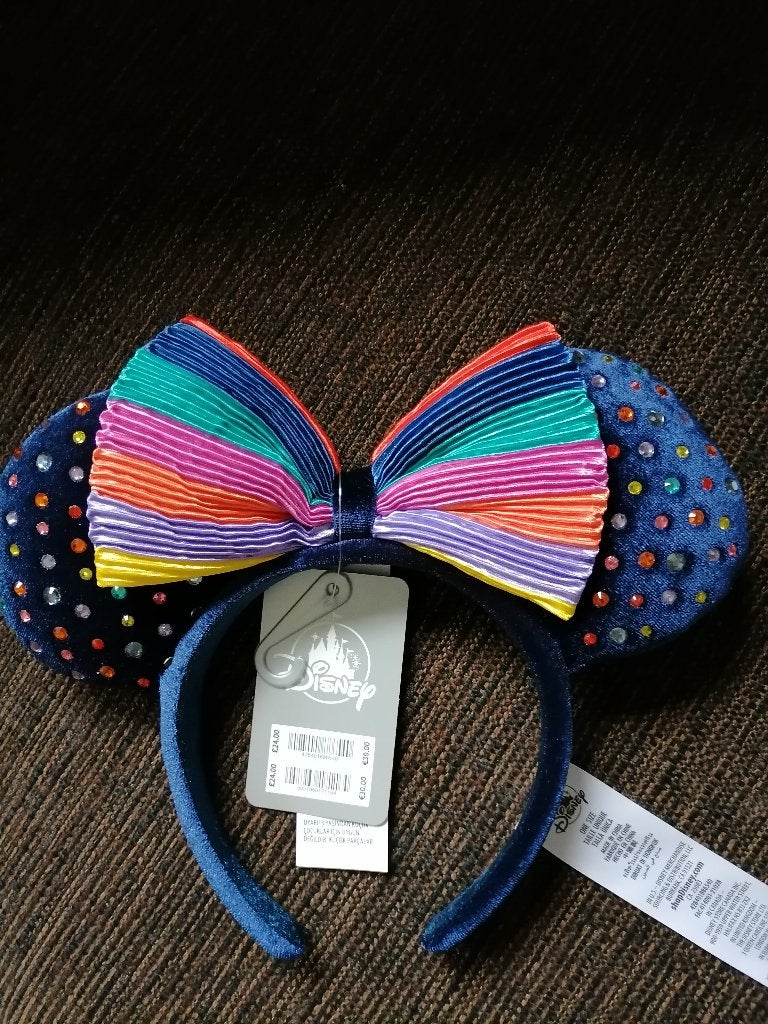 Disney - Minnie Mouse regenboog oortjes - nieuw, Ophalen of Verzenden, Overige figuren, Nieuw, Overige typen