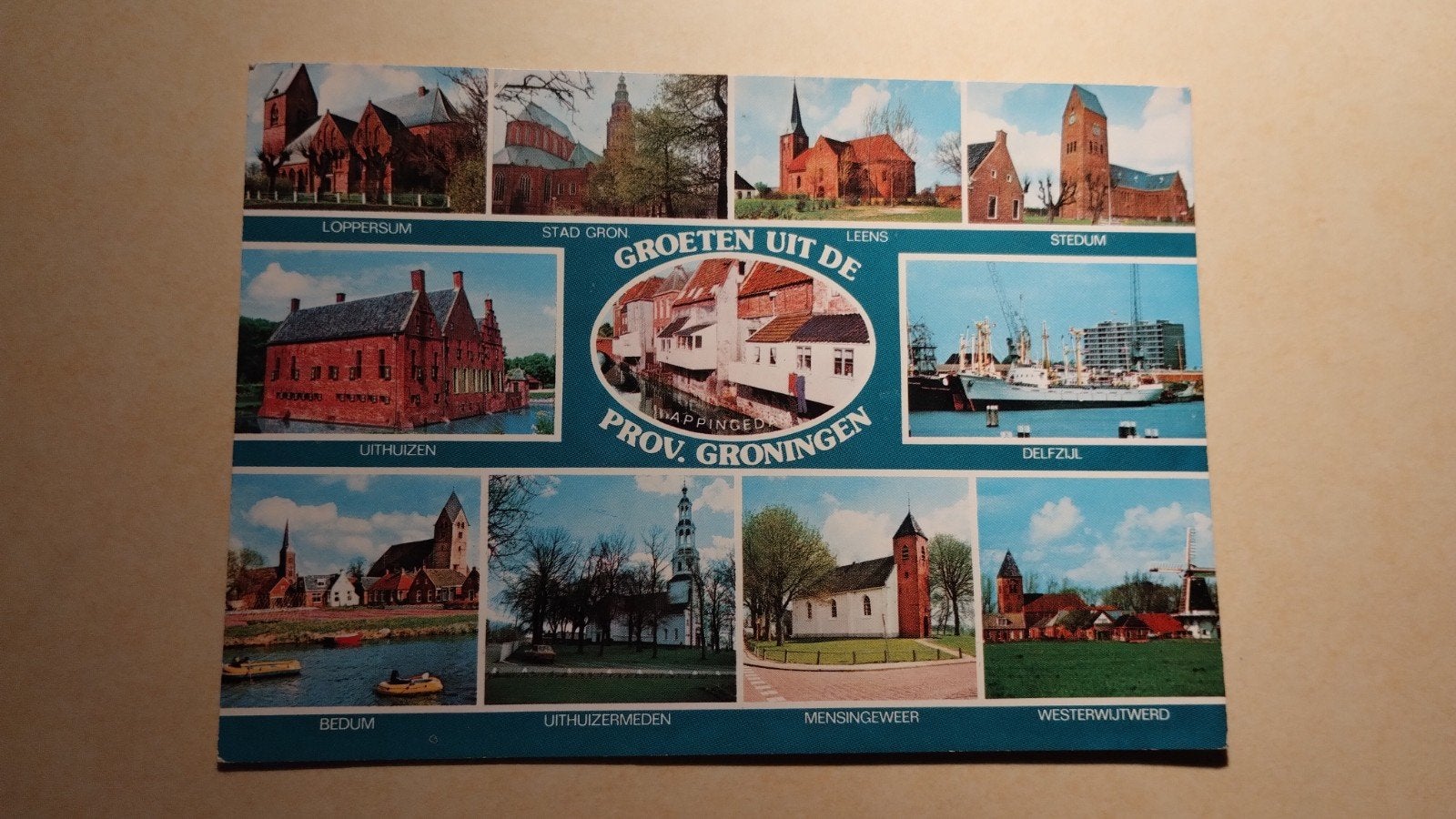 Ansichtkaart Groeten uit de Prov. Groningen, Ophalen of Verzenden, 1980 tot heden, Gelopen, Groningen