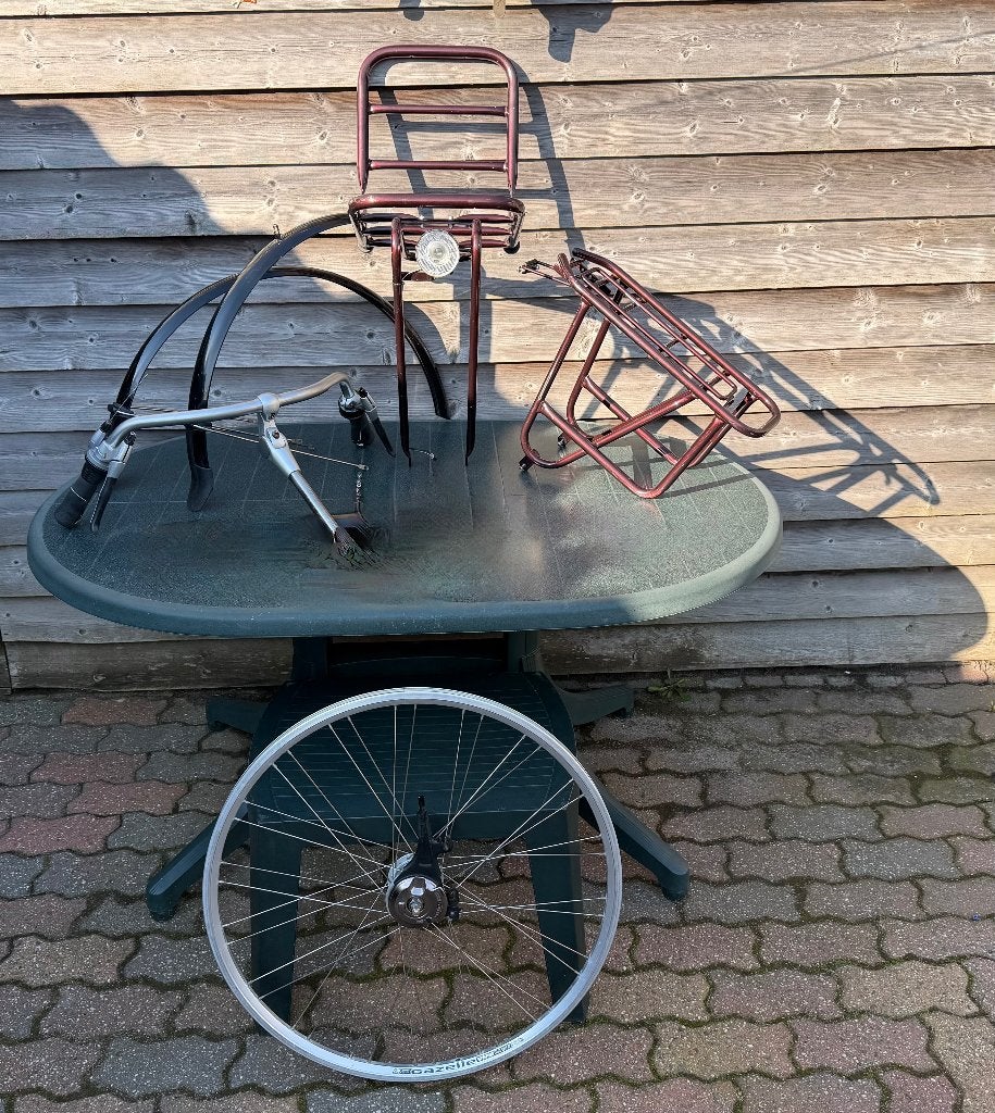 Originele fietsonderdelen Gazelle Heavy Duty 28 inch., Fietsen en Brommers, Fietsonderdelen, Ophalen, Gebruikt, Overige typen