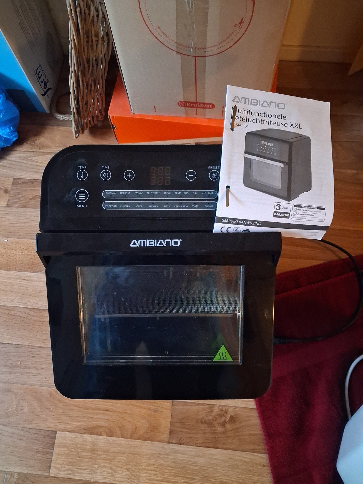 te koop friteuse/airfryer, Ophalen, Nieuw, Minder dan 45 cm
