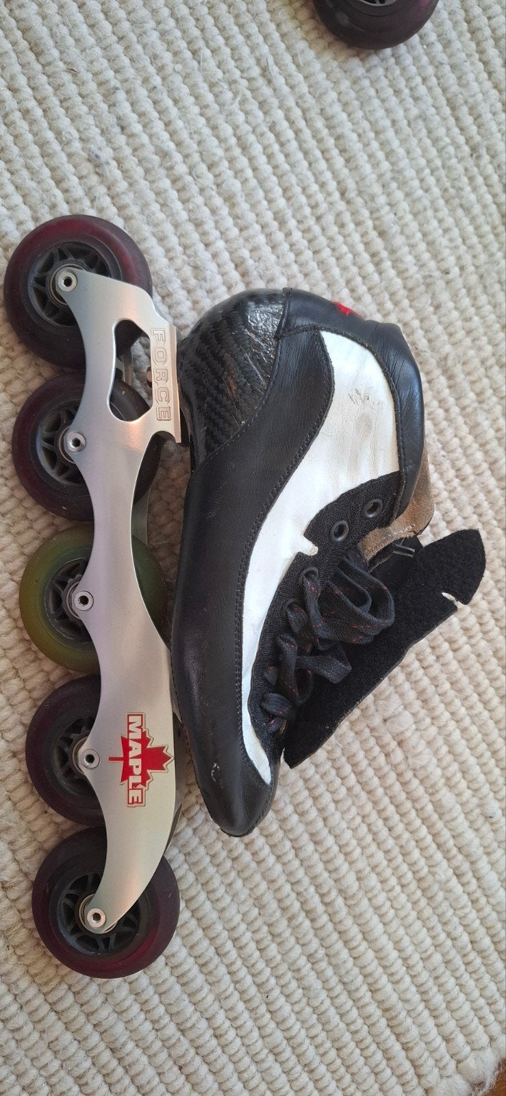 Maple Force skeelers maat 42, Overige merken, Gebruikt, Inline skates 5 wielen, Heren