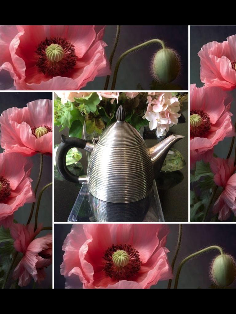 🌿” DESIGN “EDZARD” ZILVEREN THEEPOT” 🌿 70 er jr, Antiek en Kunst, Verzenden