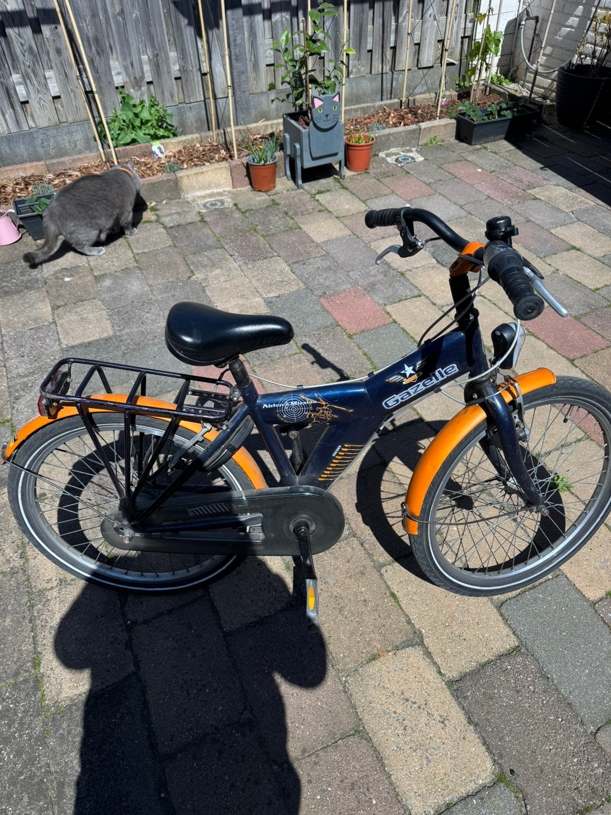 Gazelle kinderfiets, Fietsen en Brommers, Fietsen | Jongens, Ophalen, Terugtraprem, 22 inch, Gebruikt