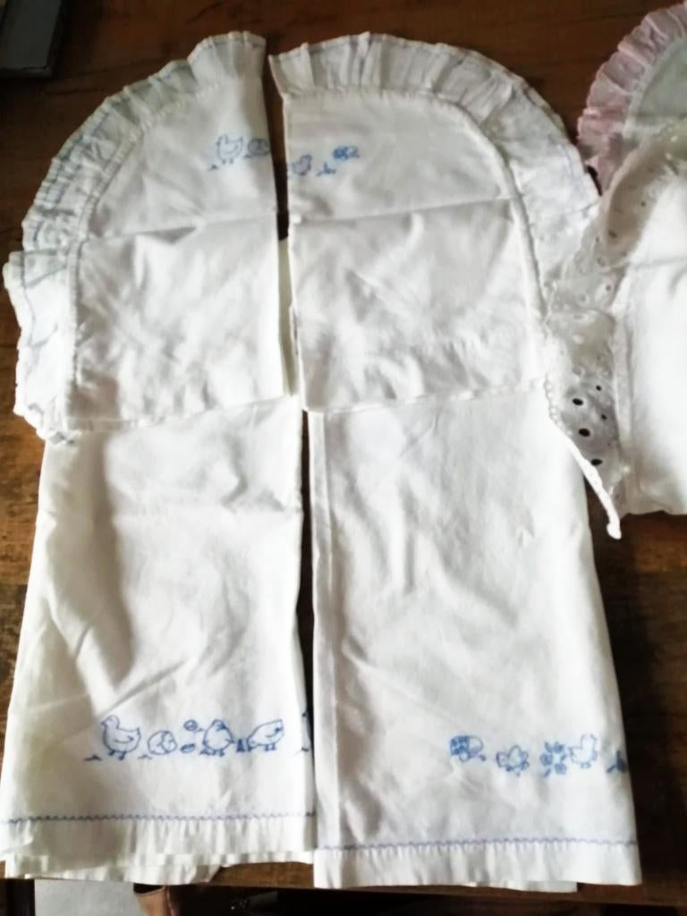 bay lakentjes vintage, Ophalen of Verzenden, Gebruikt, Ledikant