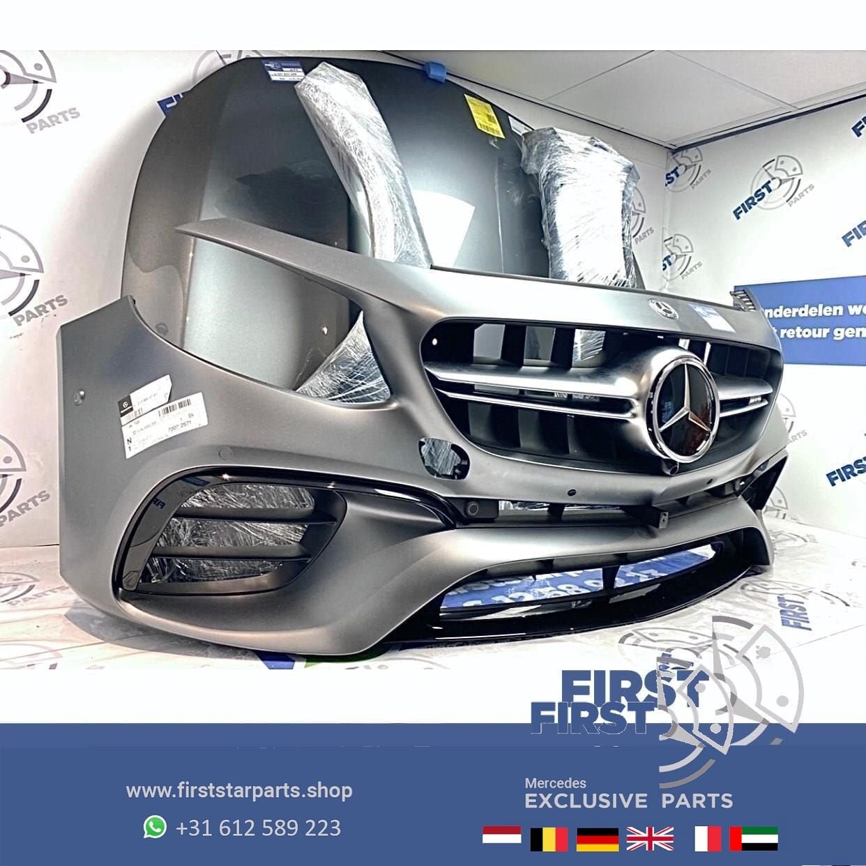 2020 W213 E63 AMG Voorkop delen Mercedes E Klasse 63 2016-20, Auto-onderdelen, Gebruikt, -, Voor, Ophalen of Verzenden