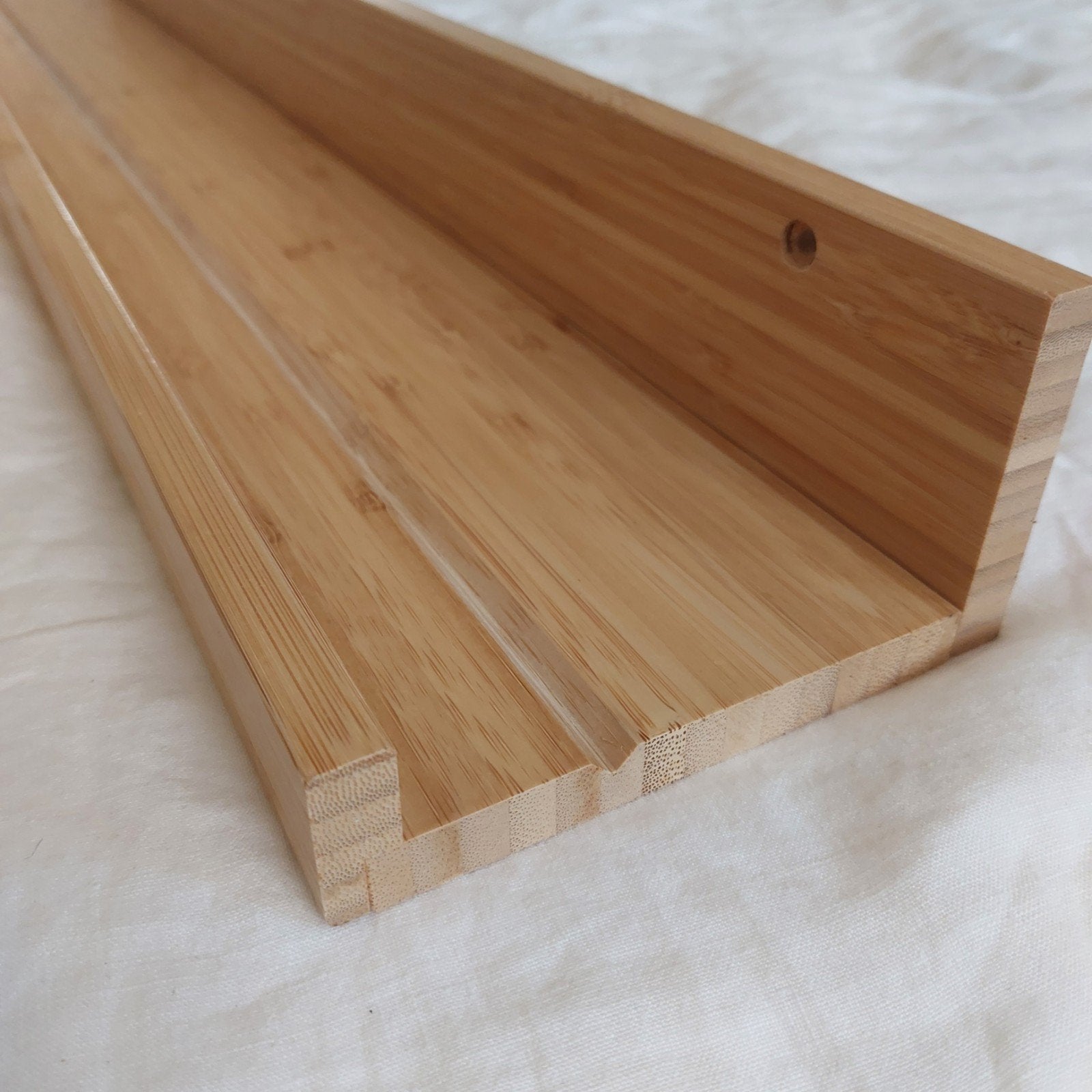 IKEA MÅLERÅS 💫 Schilderijenplank 🖼 bamboe, 75 cm, Ophalen, Zo goed als nieuw