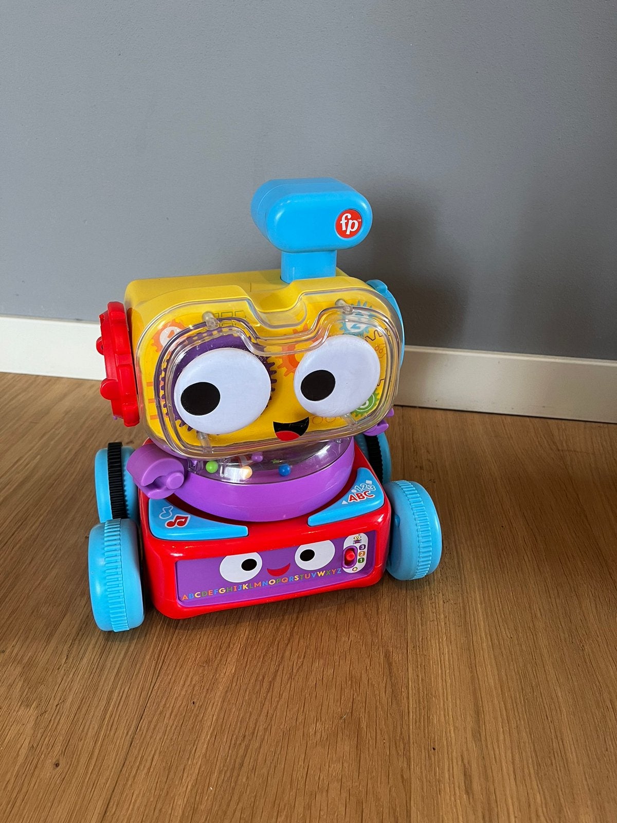 Fisher price robot met licht en geluid, Ophalen of Verzenden, Zo goed als nieuw