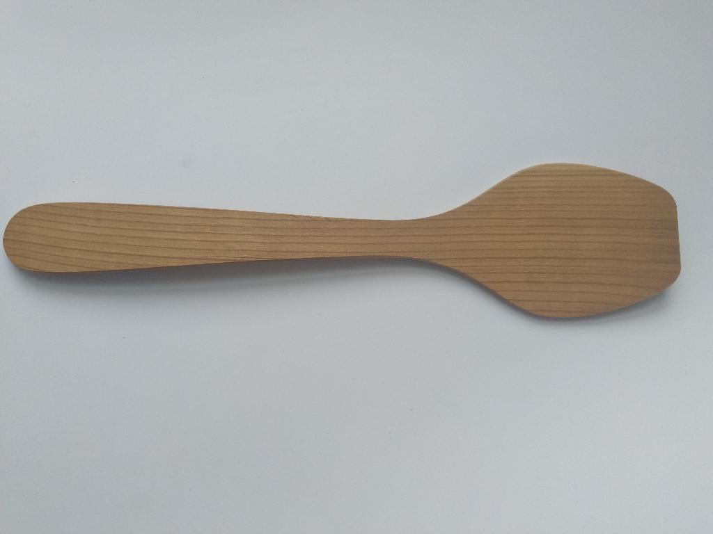 Oldenhof wokspatel 36,5 cm kersenhout spatel houten hout, Ophalen of Verzenden