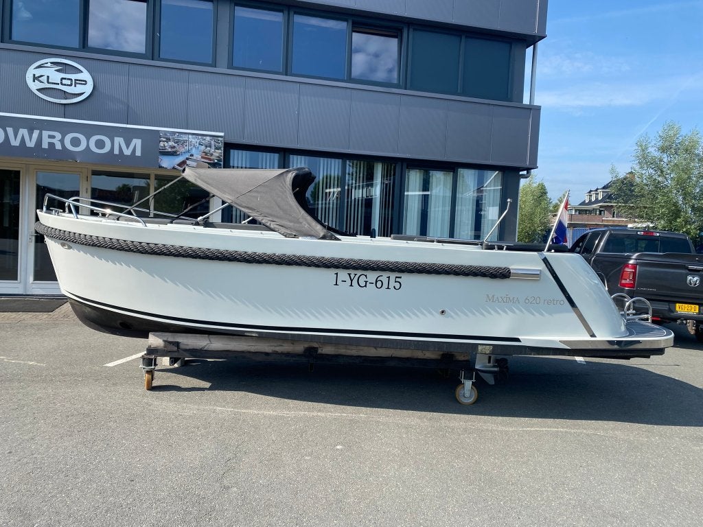 Maxima 620 retro uit 2022 met Honda 40pk!, Overige typen, Zo goed als nieuw, Rondzit, 40 pk