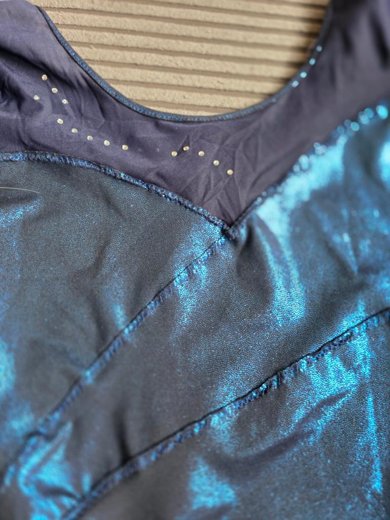 Turnpakje maat 134/140 met broekje maat   128, Gebruikt, Meisje, Sport- of Zwemkleding, Ophalen of Verzenden