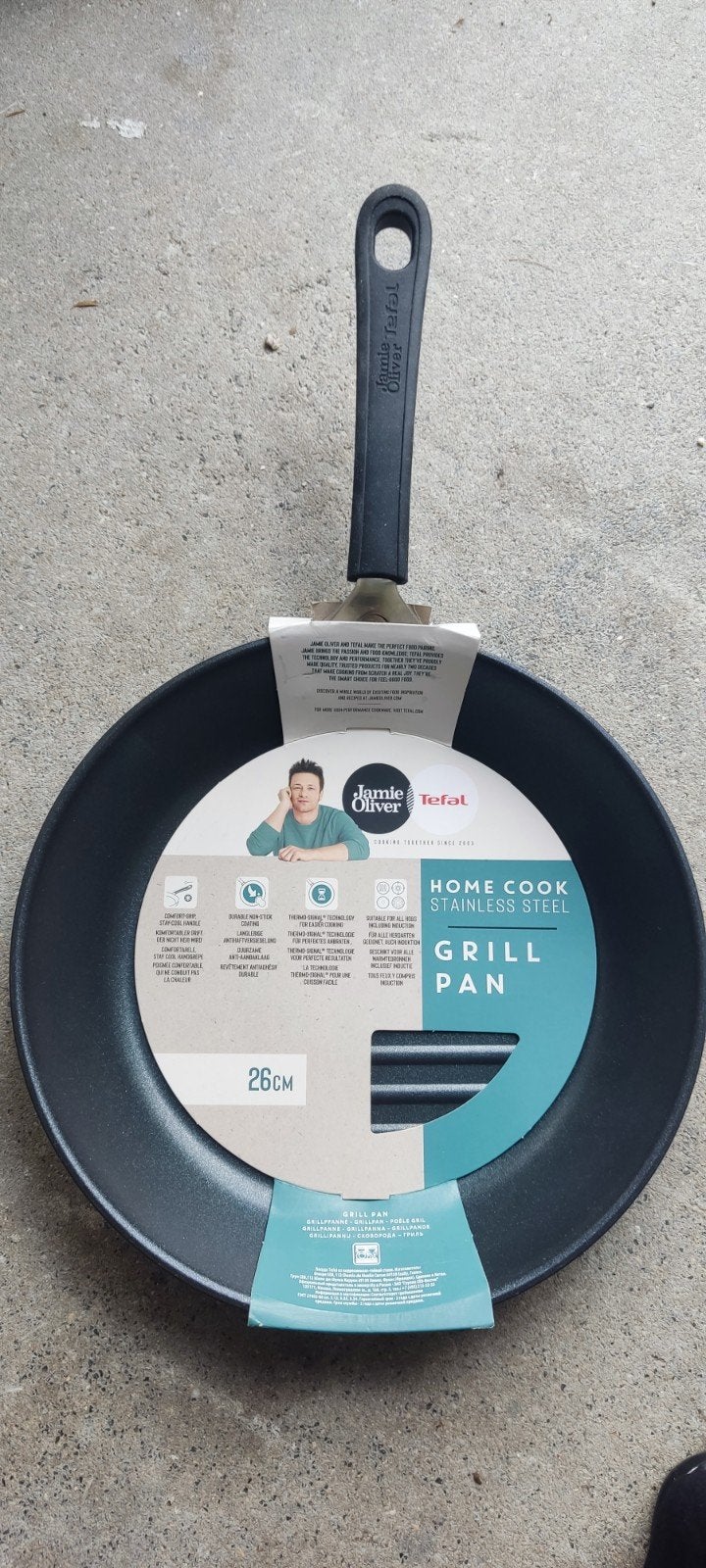 Nieuw! Tefal Grill pan 26 cm, Ophalen of Verzenden, Nieuw, Overige materialen, Koekenpan of Braadpan